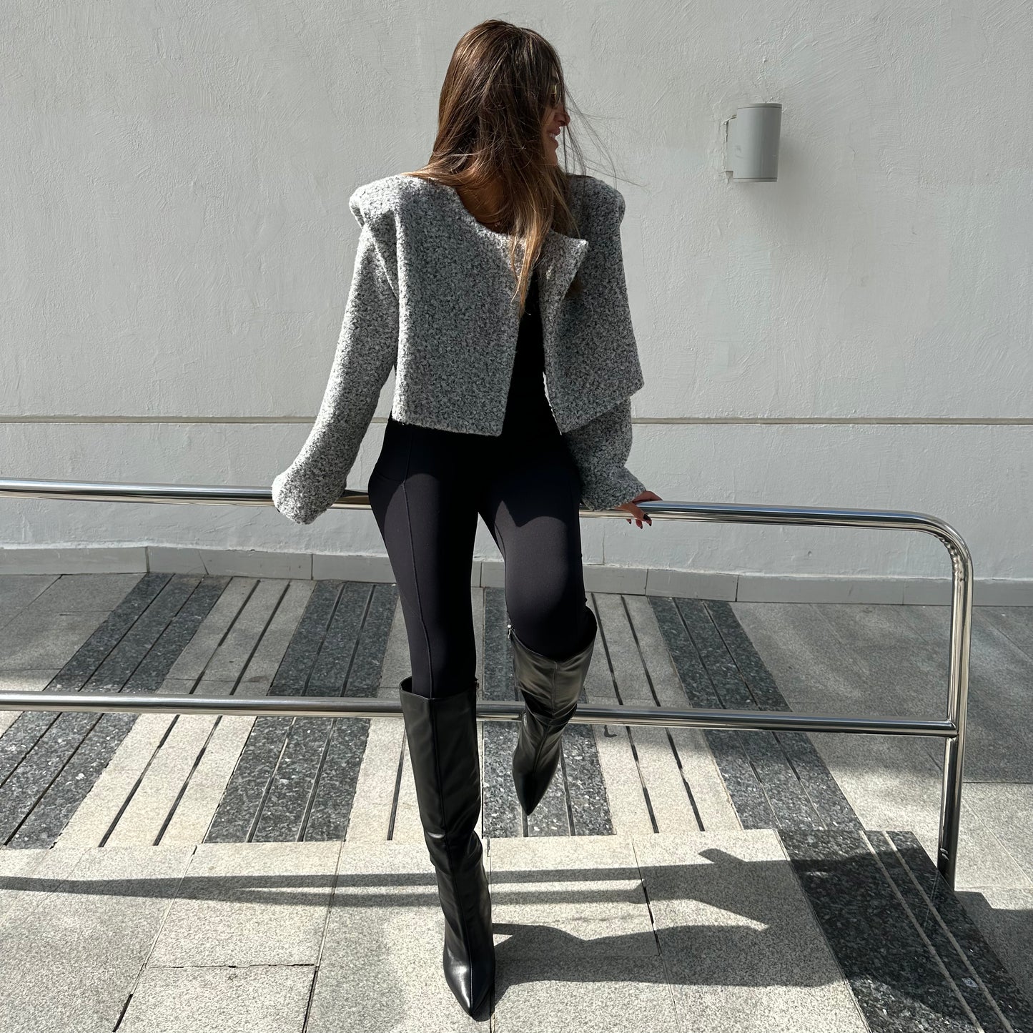 granite crop blazer
