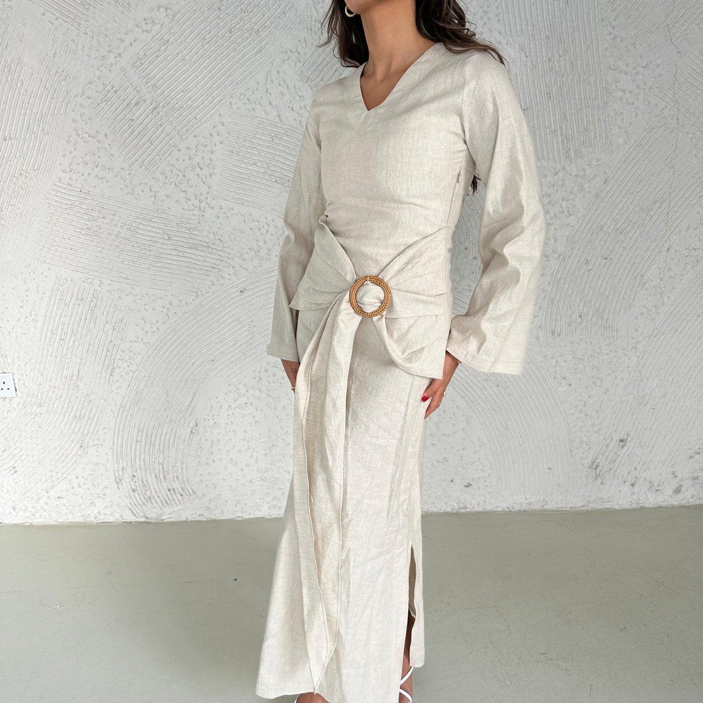 natalie linen dress